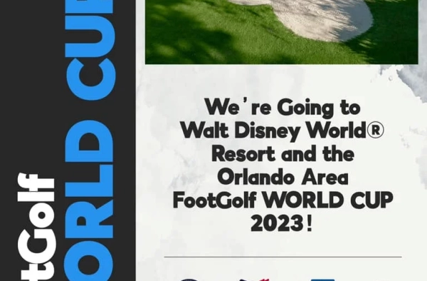 A news article cover featuring a Disney Golf Course Photo.