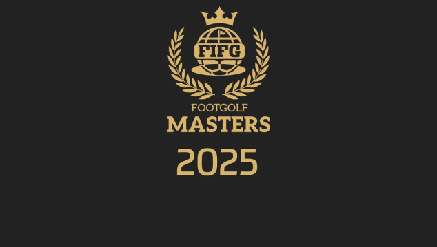 Logo for the 2025 FootGolf Masters featuring the FIFG logo.