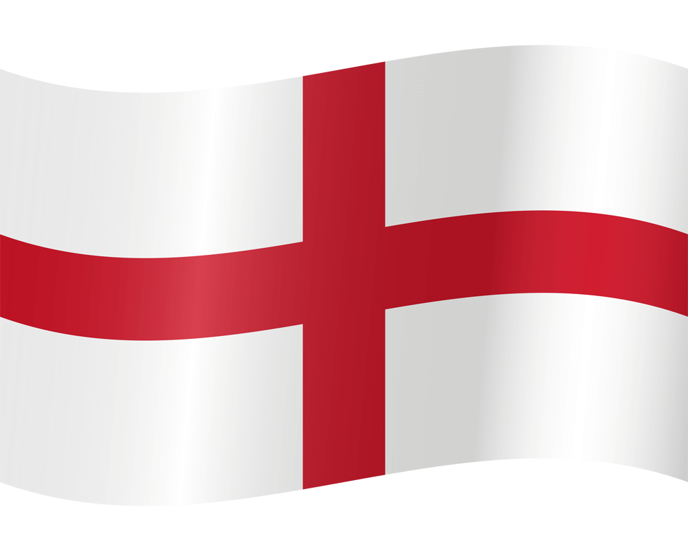 Image of the Waving English flag.