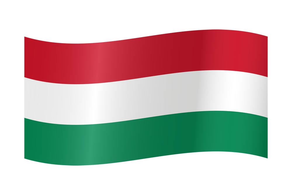Image of the Waving Hungarian flag.