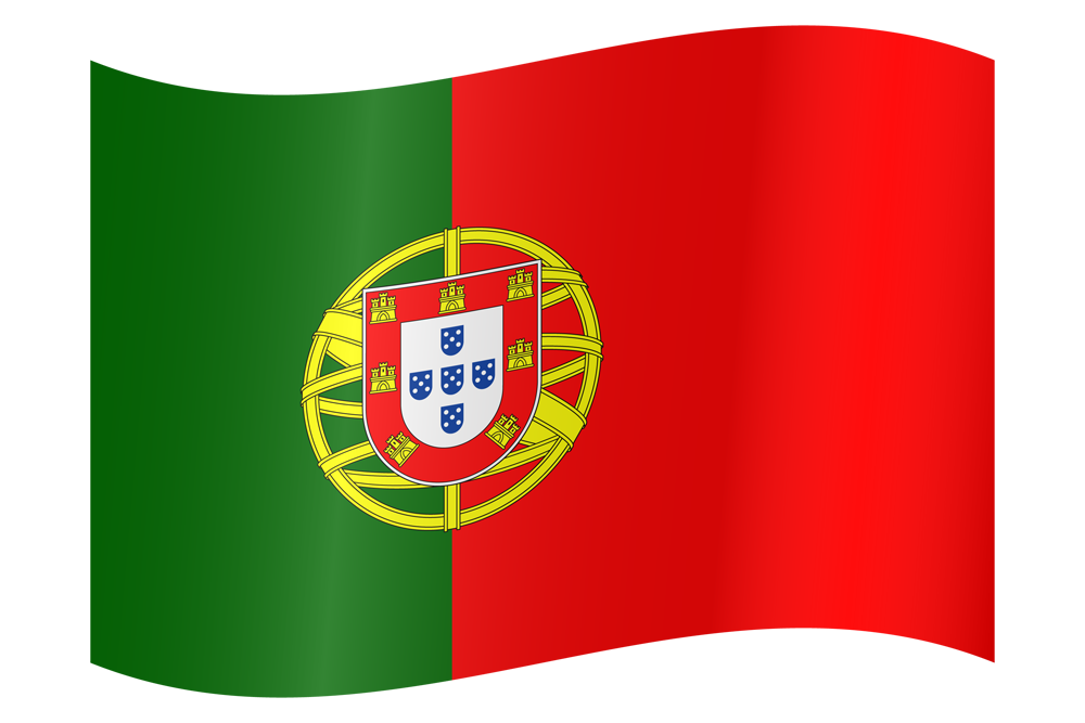 Image of the Waving Portuguese flag.